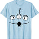 Disney Pixar Toy Story Alien Face Halloween T-Shirt - T-Shirt | Light Blue