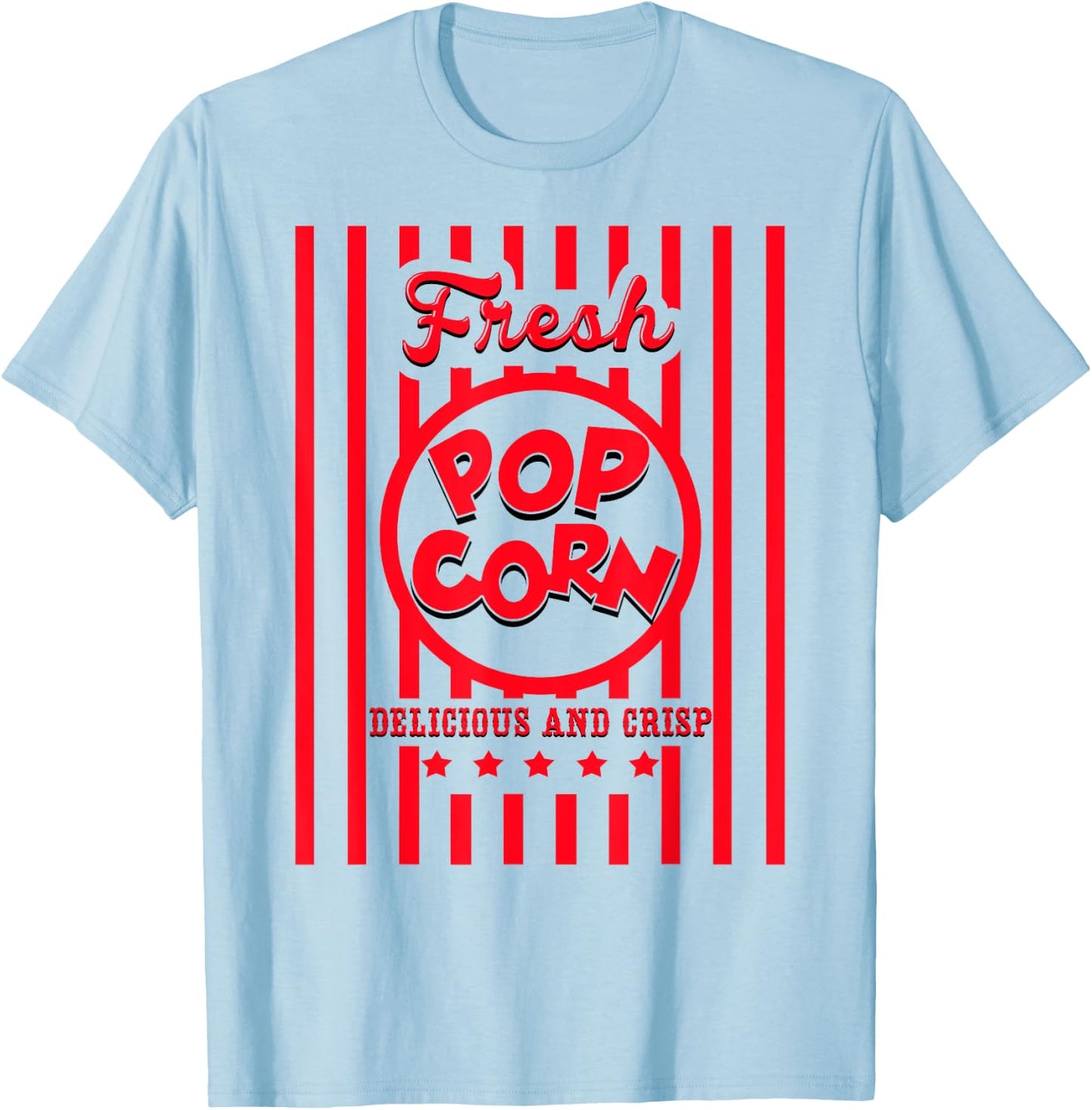 Fresh Popcorn Costume for Halloween T-Shirt - T-Shirt | Light Blue