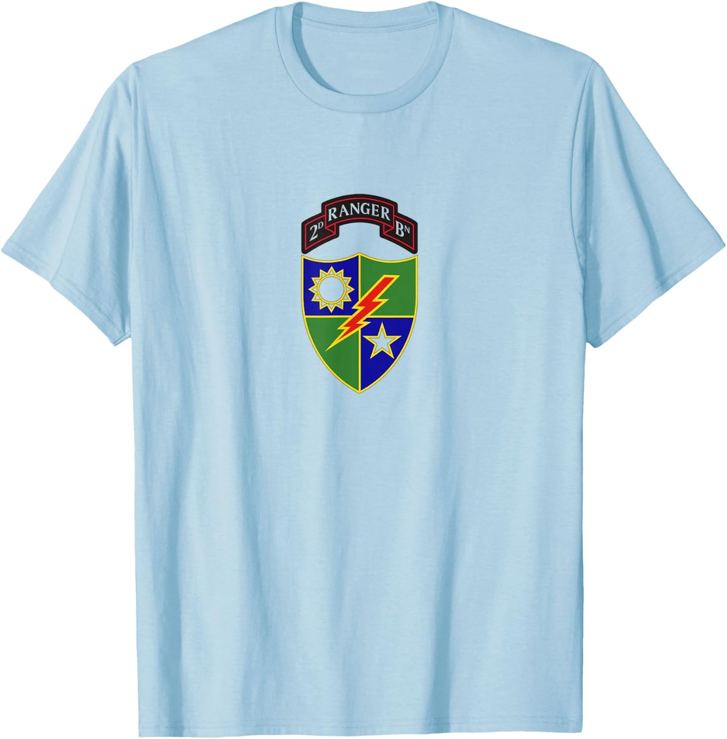 2nd Battalion - 75th Ranger Regiment T-Shirt - T-Shirt | Light Blue