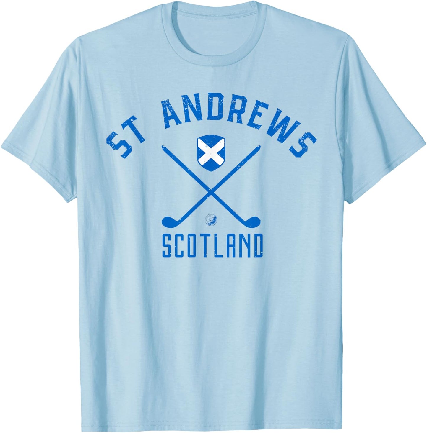 St. Andrews Scotland Golf T-Shirt - T-Shirt | Light Blue