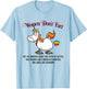 Women Don't Fart Unicorn and Rainbows Funny T-Shirt - T-Shirt | Light Blue