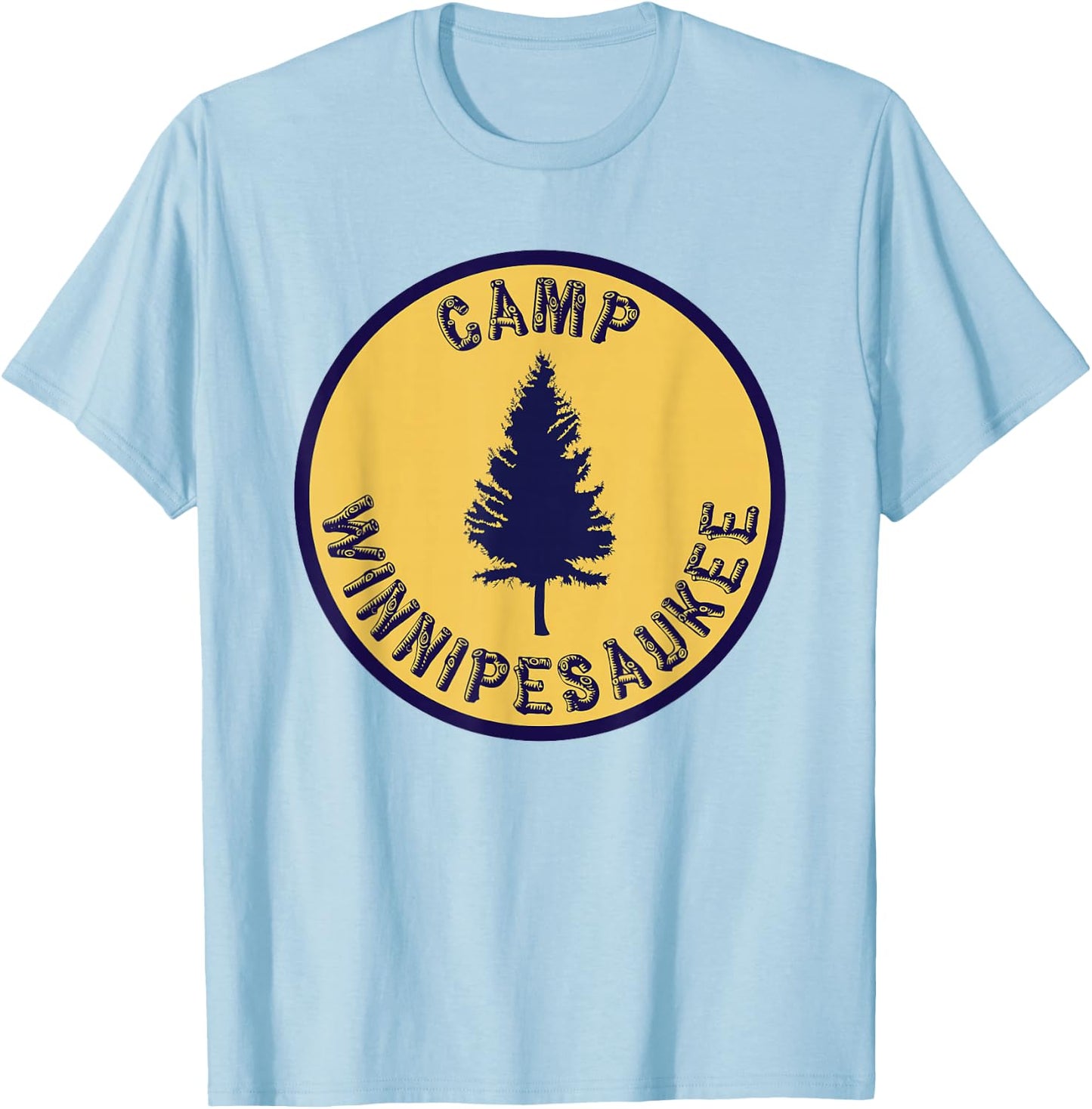 Camp Winnipesaukee Shirt Retro Summer Camp T-Shirt - T-Shirt | Light Blue