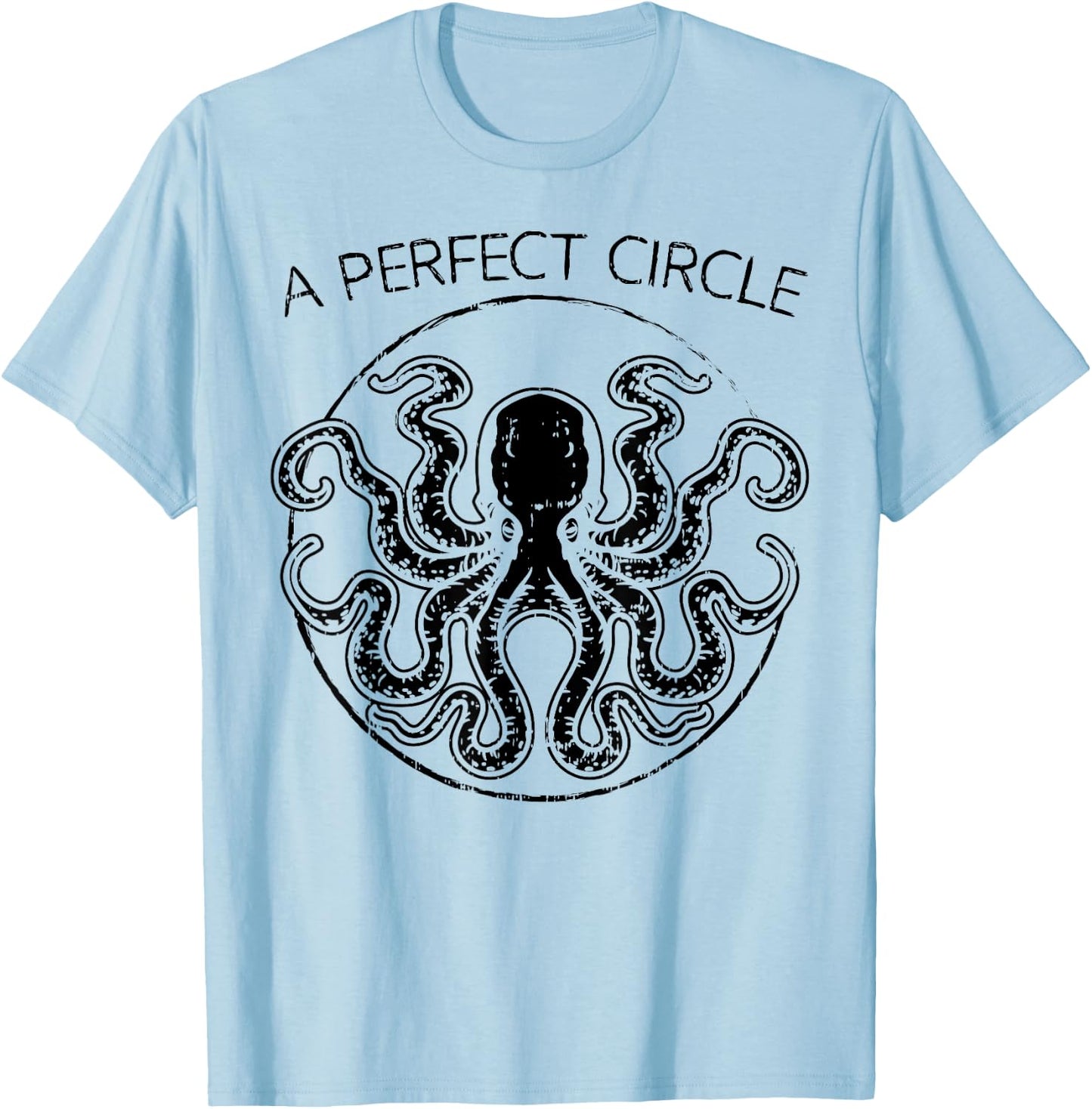 Perfect Circle Shirt Circular Octopi Math Teacher Pi Day T-Shirt - T-Shirt | Light Blue
