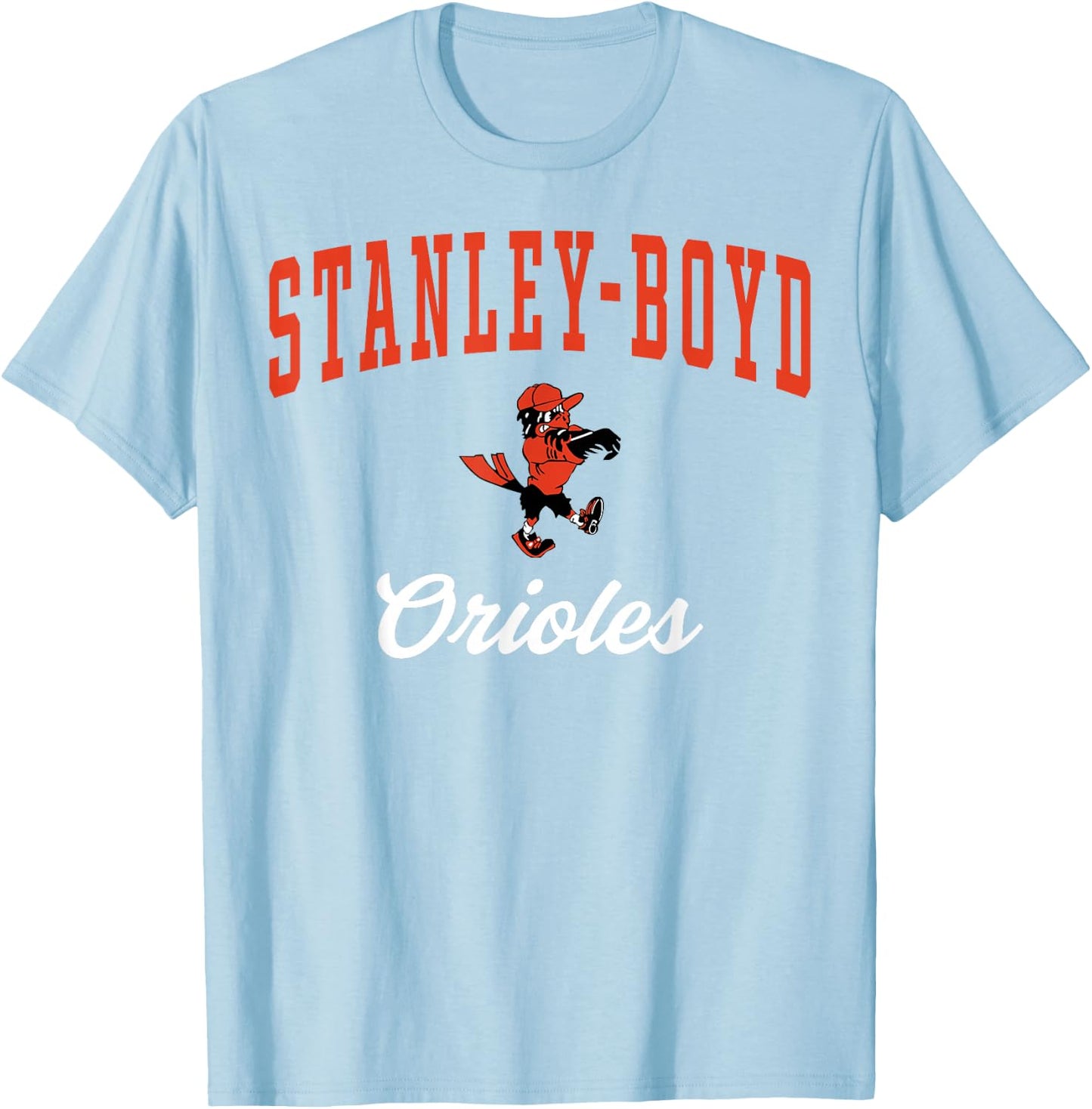 Stanley-Boyd High School Orioles C3 T-Shirt - T-Shirt | Light Blue
