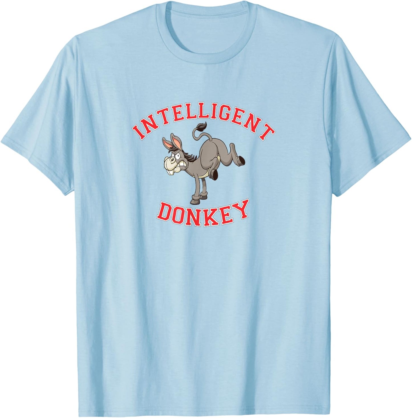 Intelligent Donkey T-Shirt - T-Shirt | Light Blue