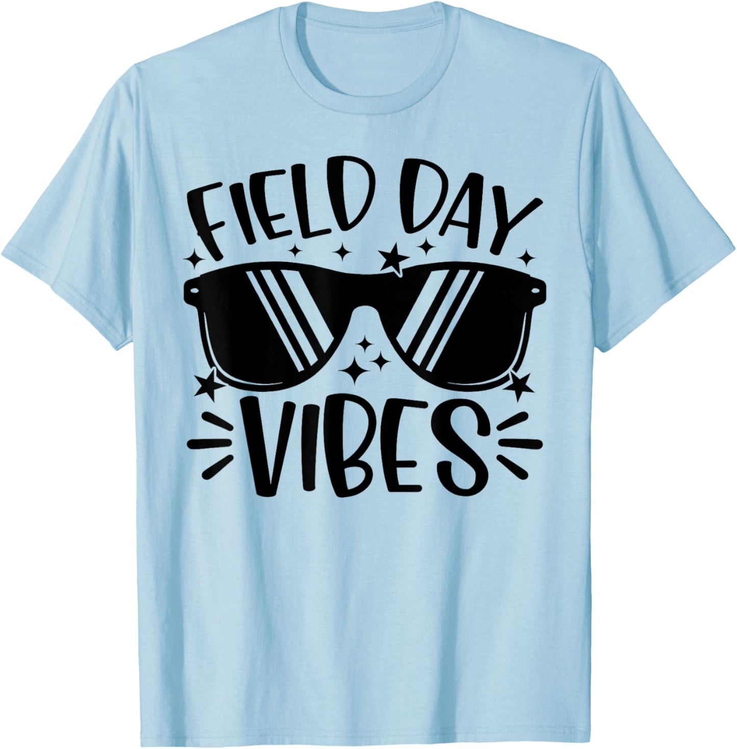 Field Day Vibes Sunglasses Teacher Boy Girl Kids T-Shirt - T-Shirt | Light Blue