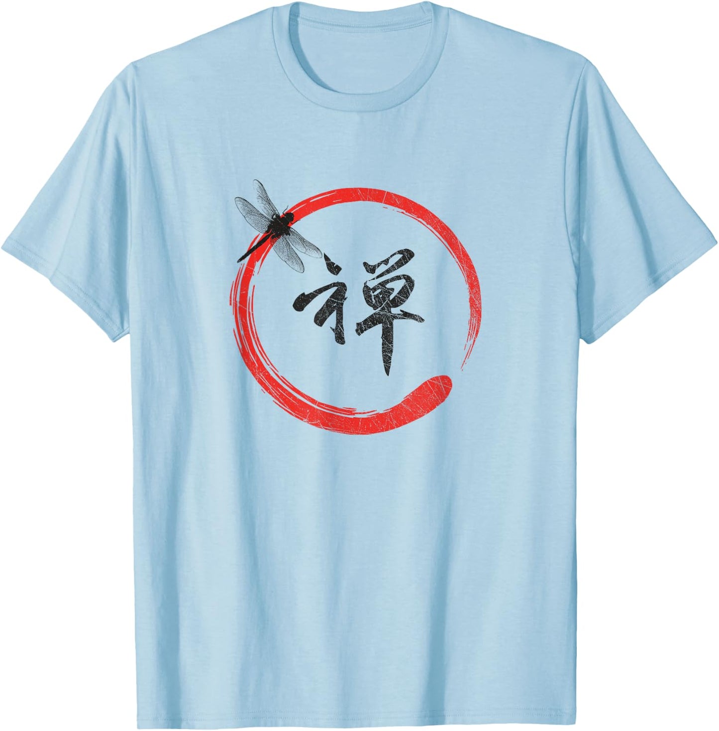 Buddhism Zen Enso Circle - Buddha Om Buddhist T-Shirt - T-Shirt | Light Blue