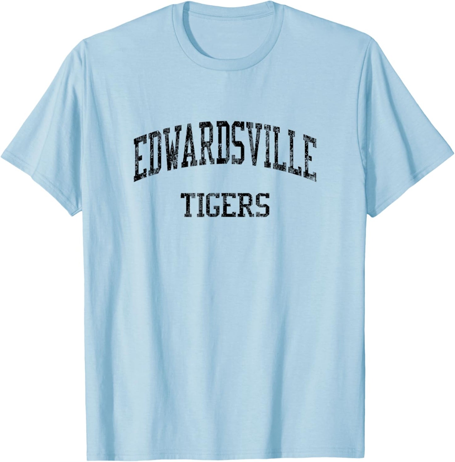 Edwardsville High School HS Edwardsville IL Vintage Sports T-Shirt - T-Shirt | Light Blue