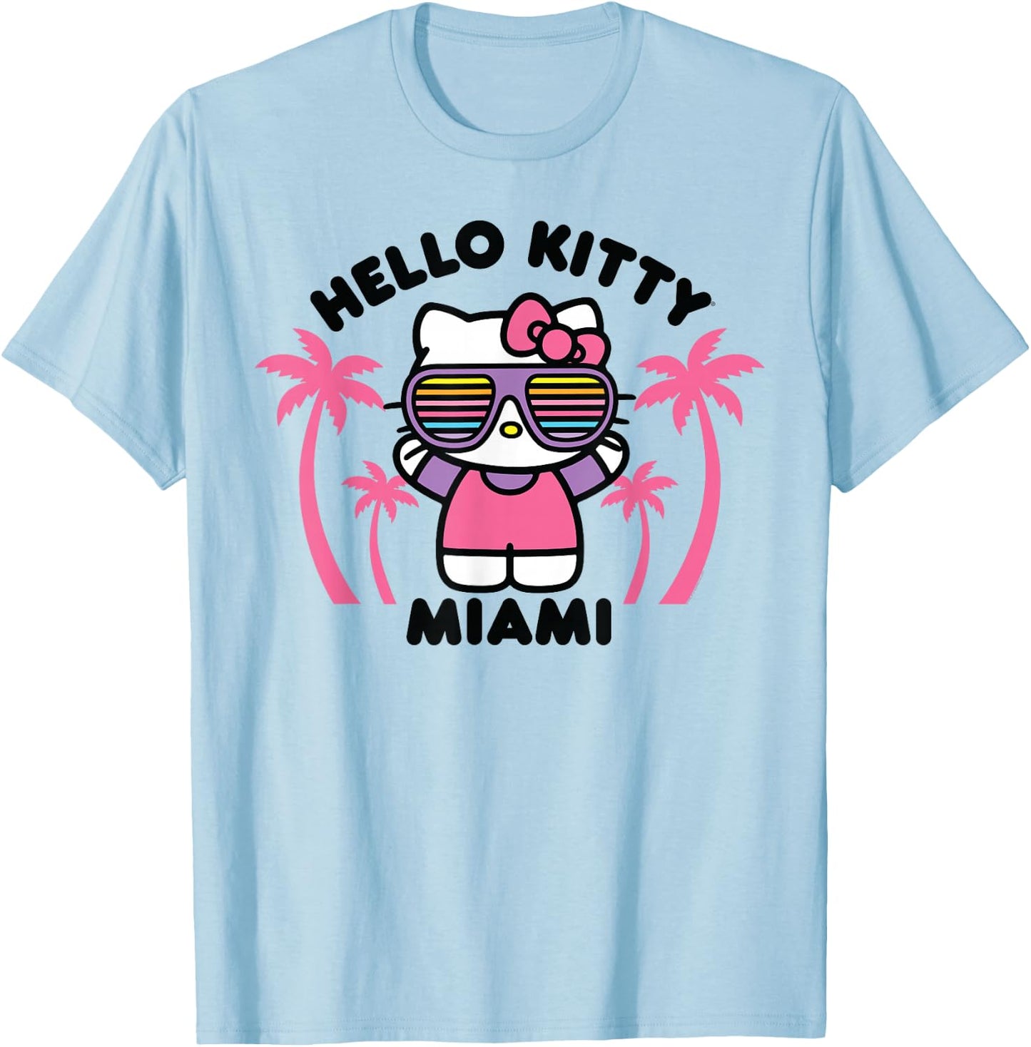 Hello Kitty Miami T-Shirt - T-Shirt | Light Blue