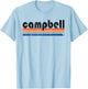 Vintage 80s Style Campbell CA T-Shirt - T-Shirt | Light Blue