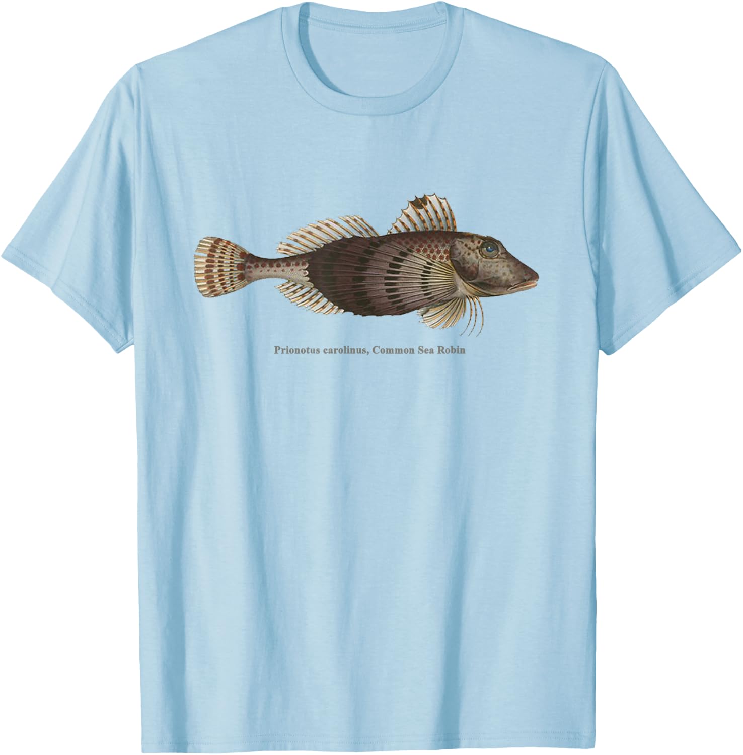 Common Sea Robin - Fish with fins like wings of a bird T-Shirt - T-Shirt | Light Blue