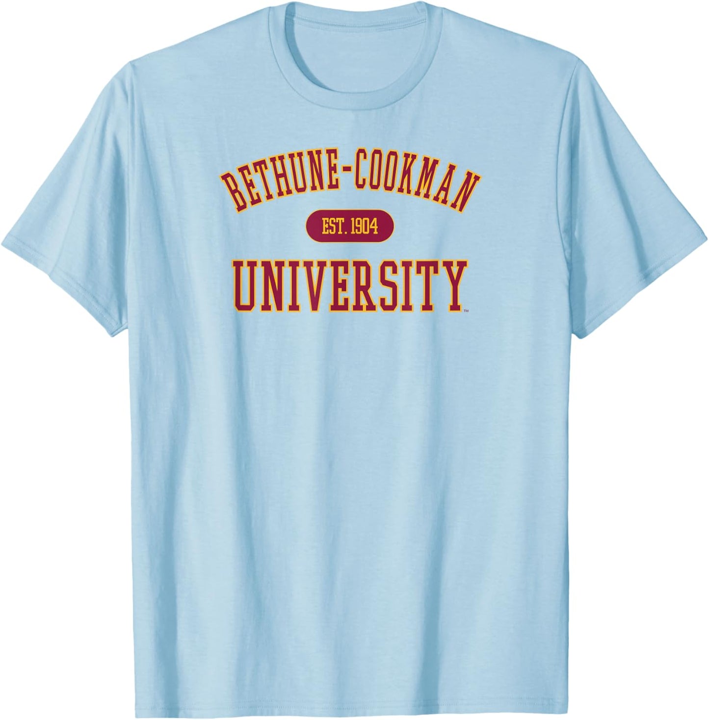 Bethune–Cookman Wildcats Varsity Gray Officially Licensed T-Shirt - T-Shirt | Light Blue