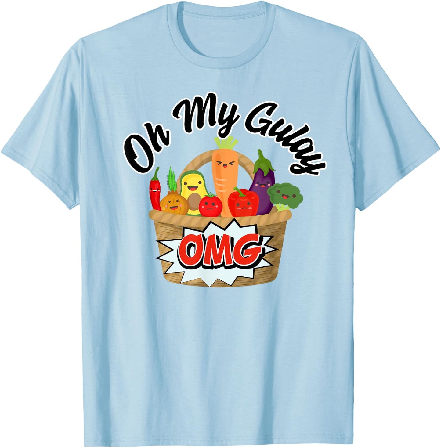 Oh My Gulay T-Shirt - T-Shirt | Light Blue