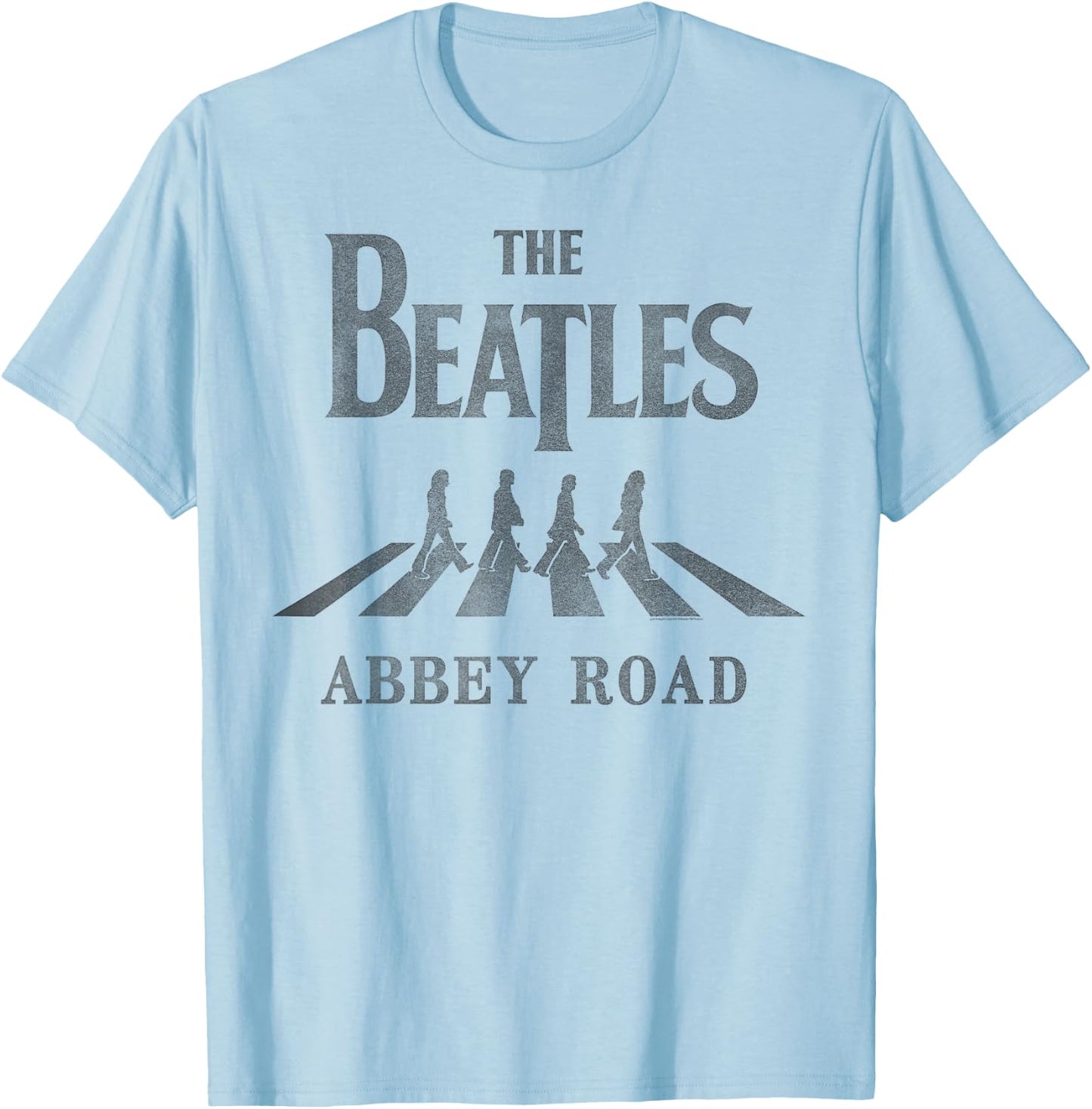 The Beatles - Abbey Road Silhouette T-Shirt - T-Shirt | Light Blue