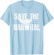 Narwhals Whale T-Shirt - T-Shirt | Light Blue