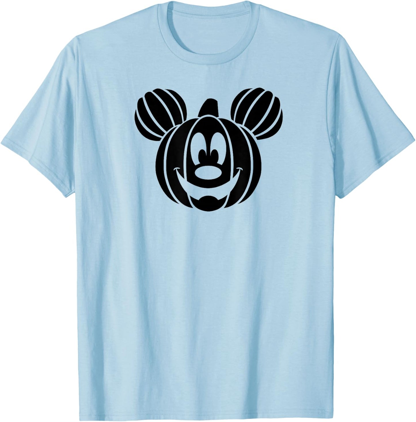 Disney - Mickey Mouse Halloween Pumpkin T-Shirt - T-Shirt | Light Blue