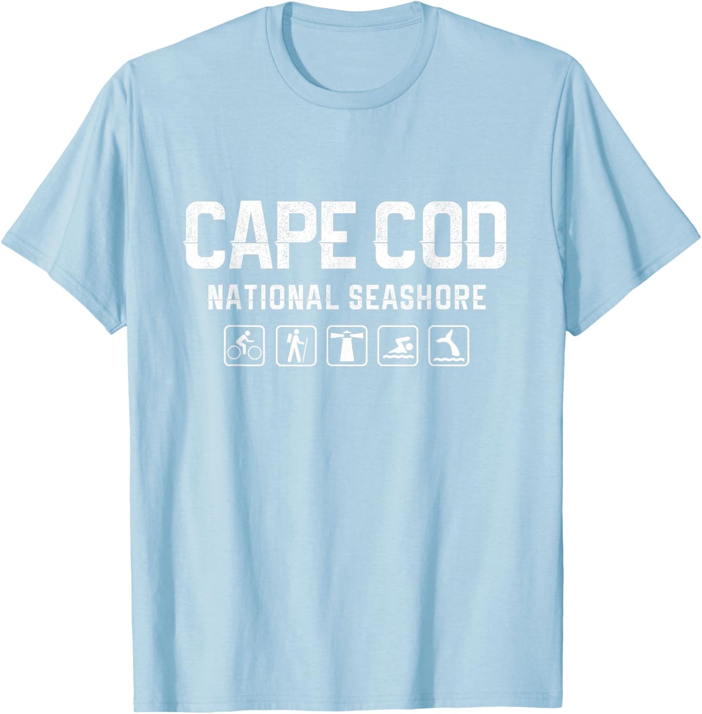 Cape Cod National Seashore, Massachusetts Outdoor T-Shirt - T-Shirt | Light Blue