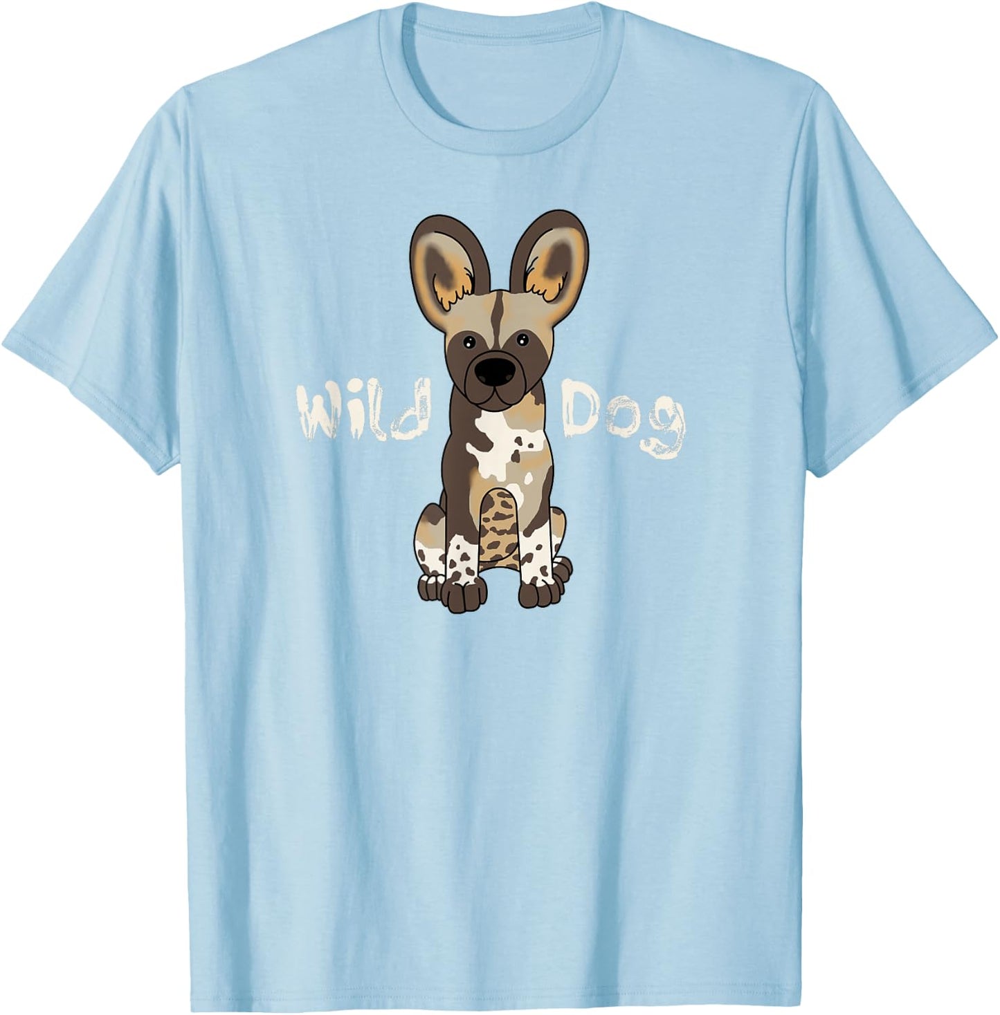 African wild dog T-Shirt - T-Shirt | Light Blue