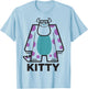 Disney Pixar Monsters, Inc. Sulley Kitty Big Portrait & Logo T-Shirt - T-Shirt | Light Blue