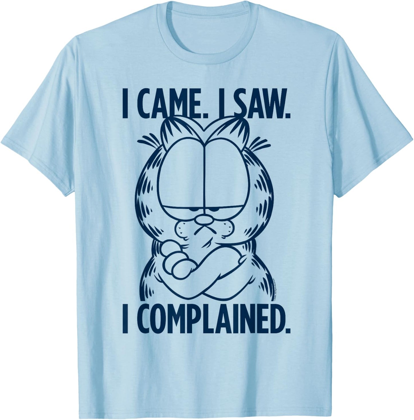 Garfield I Complained T-Shirt - T-Shirt | Light Blue