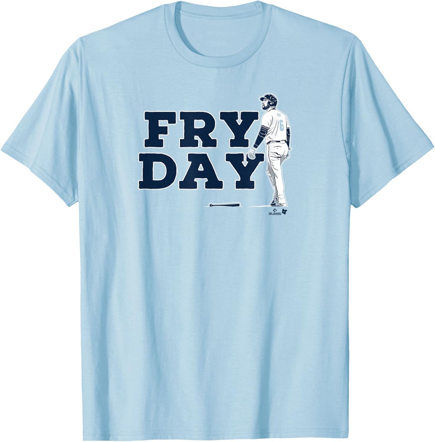 David Fry - Fry Day - Cleveland Baseball T-Shirt - T-Shirt | Light Blue