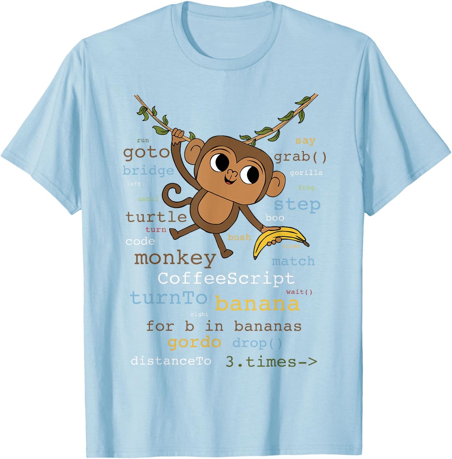 The CodeMonkey T-Shirt - T-Shirt | Light Blue