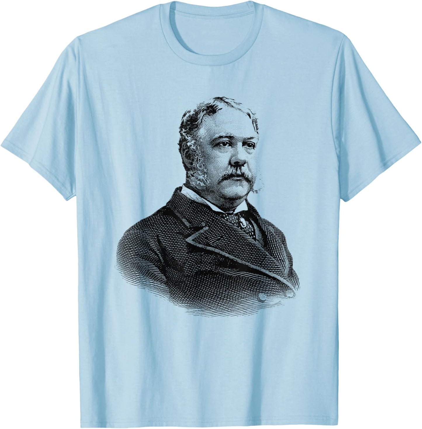 President Chester A. Arthur T-Shirt - T-Shirt | Light Blue