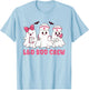 Halloween labor and delivery nurse shirt L&D Boo Crew T-Shirt - T-Shirt | Light Blue