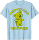 Certified Yapper 90s Aesthetic Early 2000s Kawaii Teddy Bear T-Shirt - T-Shirt | Light Blue