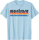 Vintage 80s Style Montrose CO T-Shirt - T-Shirt | Light Blue
