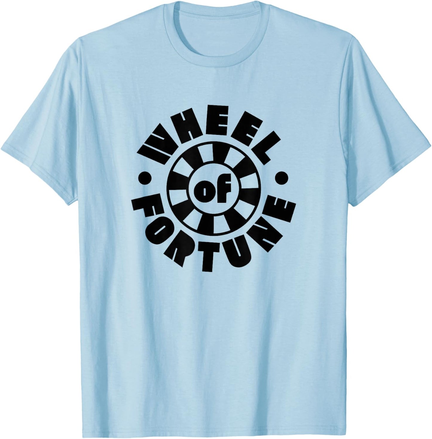 Wheel of Fortune Dark Wheel T-Shirt - T-Shirt | Light Blue