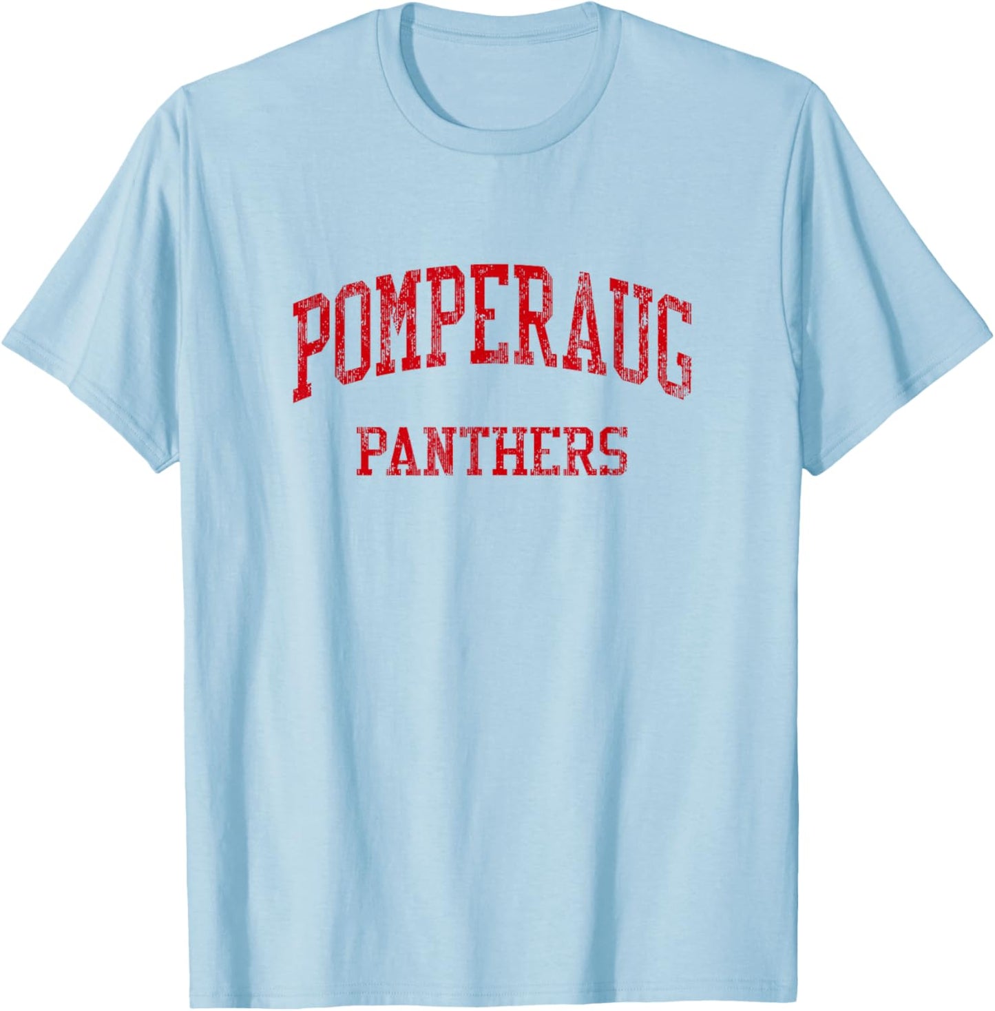 Pomperaug High School HS Southbury CT Vintage Sports T-Shirt - T-Shirt | Light Blue