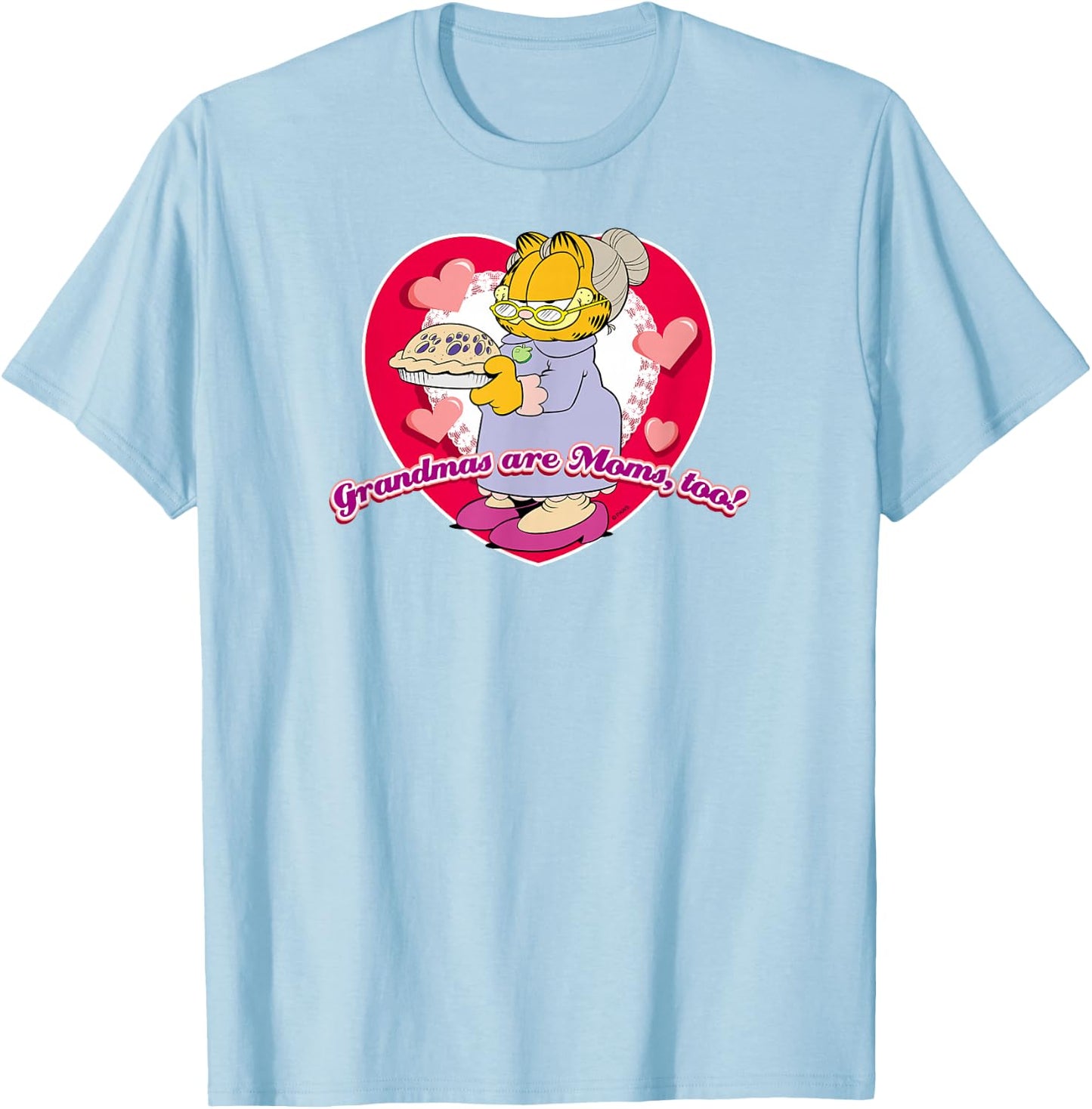 Garfield Don't Forget Grandma T-Shirt - T-Shirt | Light Blue