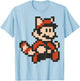 Nintendo Super Mario 3 Flying Mario Sprite T-Shirt - T-Shirt | Light Blue