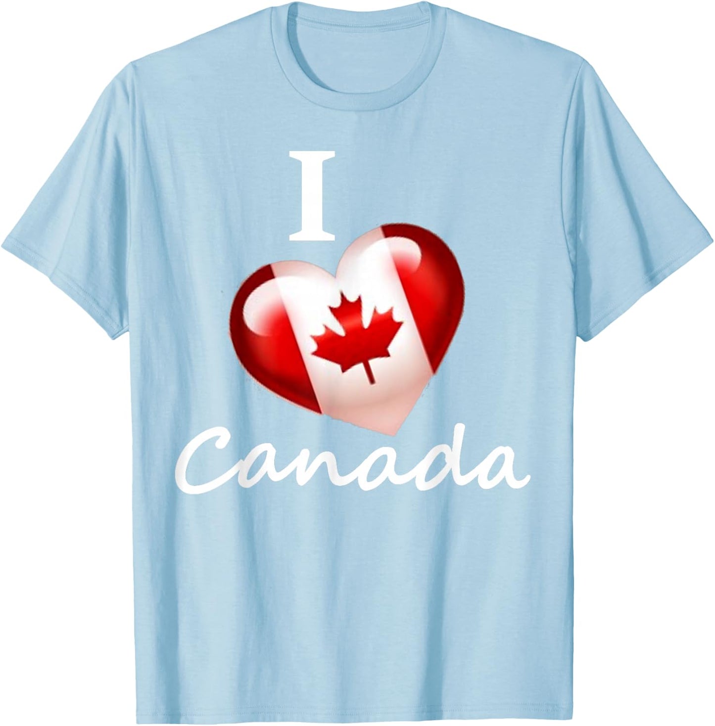 I Love Canada T-Shirt - T-Shirt | Light Blue