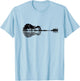 Acoustic Guitar Nature Forest Music Bass Guitarist Men Women T-Shirt - T-Shirt | Light Blue