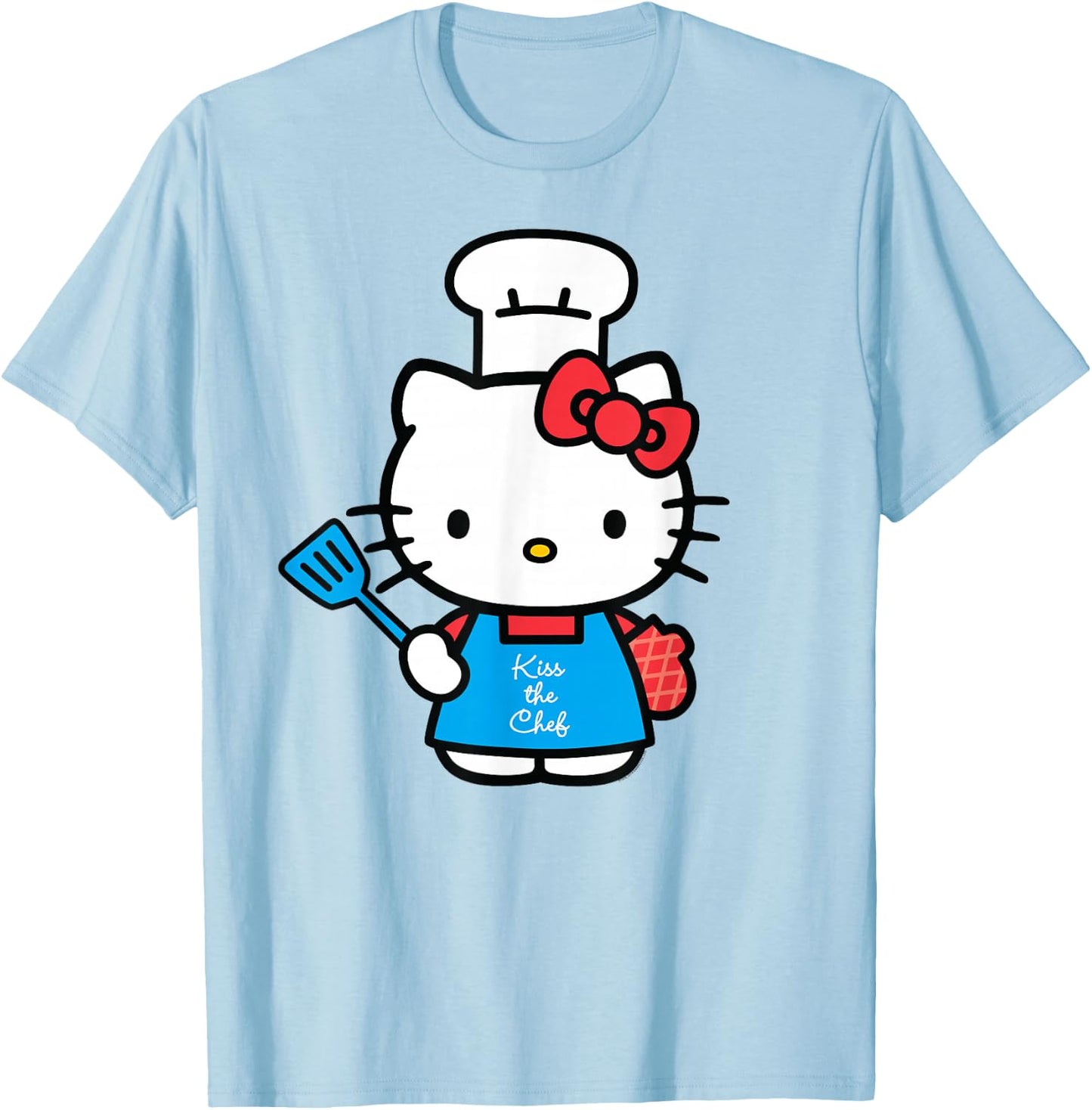 Hello Kitty Kiss the Chef T-Shirt - T-Shirt | Light Blue