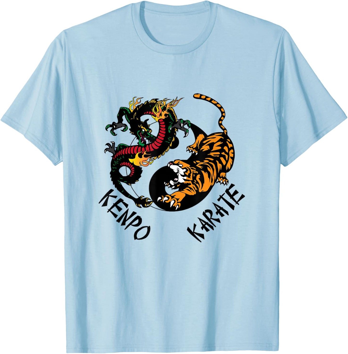 Self Defence Kenpo Karate Martial Arts T-Shirt - T-Shirt | Light Blue