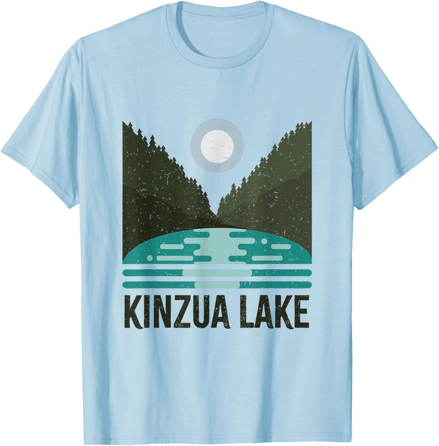 Pennsylvania | Kinzua Lake PA Shirt T-Shirt - T-Shirt | Light Blue