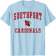 Southport High School Cardinals T-Shirt - T-Shirt | Light Blue