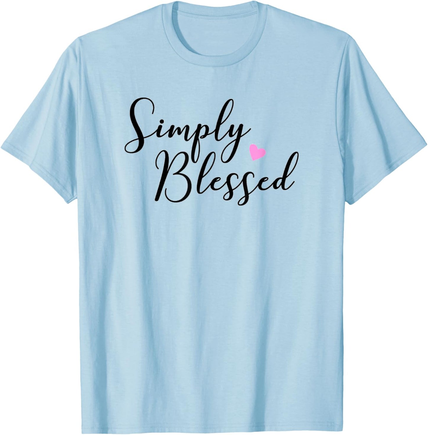 Simply Blessed T-Shirt - T-Shirt | Light Blue