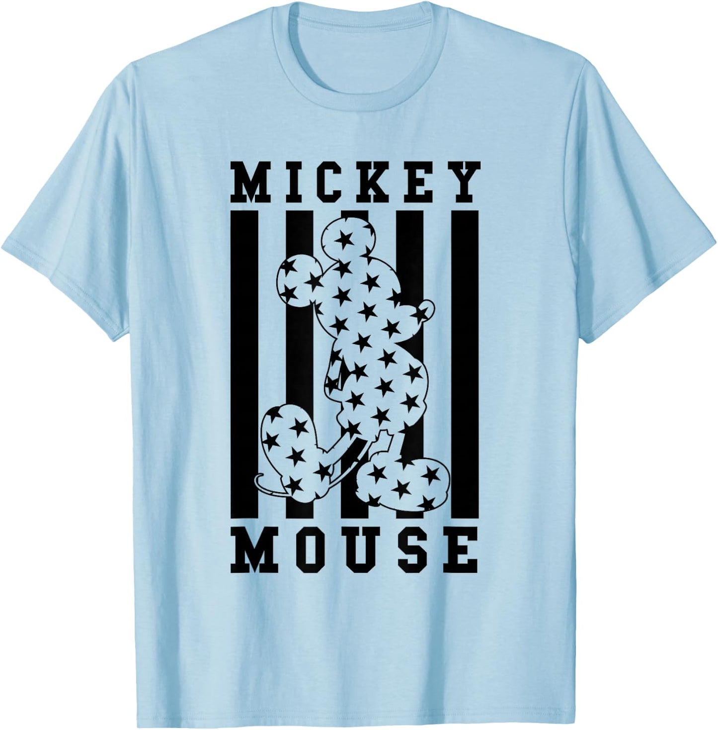 Disney - Mickey Mouse American Flag Americana T-Shirt - T-Shirt | Light Blue