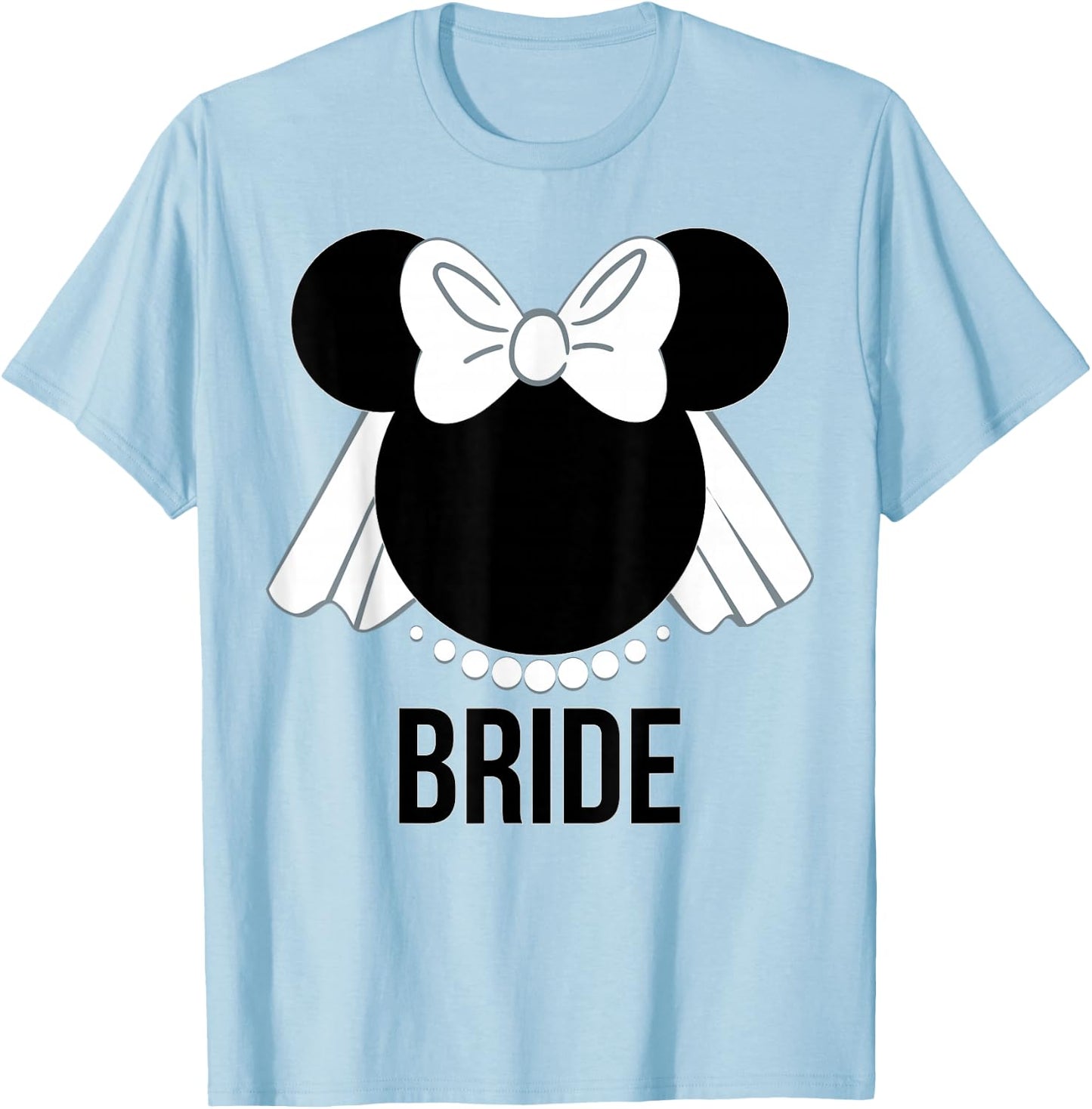 Disney - Bridal Minnie Bride Veil T-Shirt - T-Shirt | Light Blue