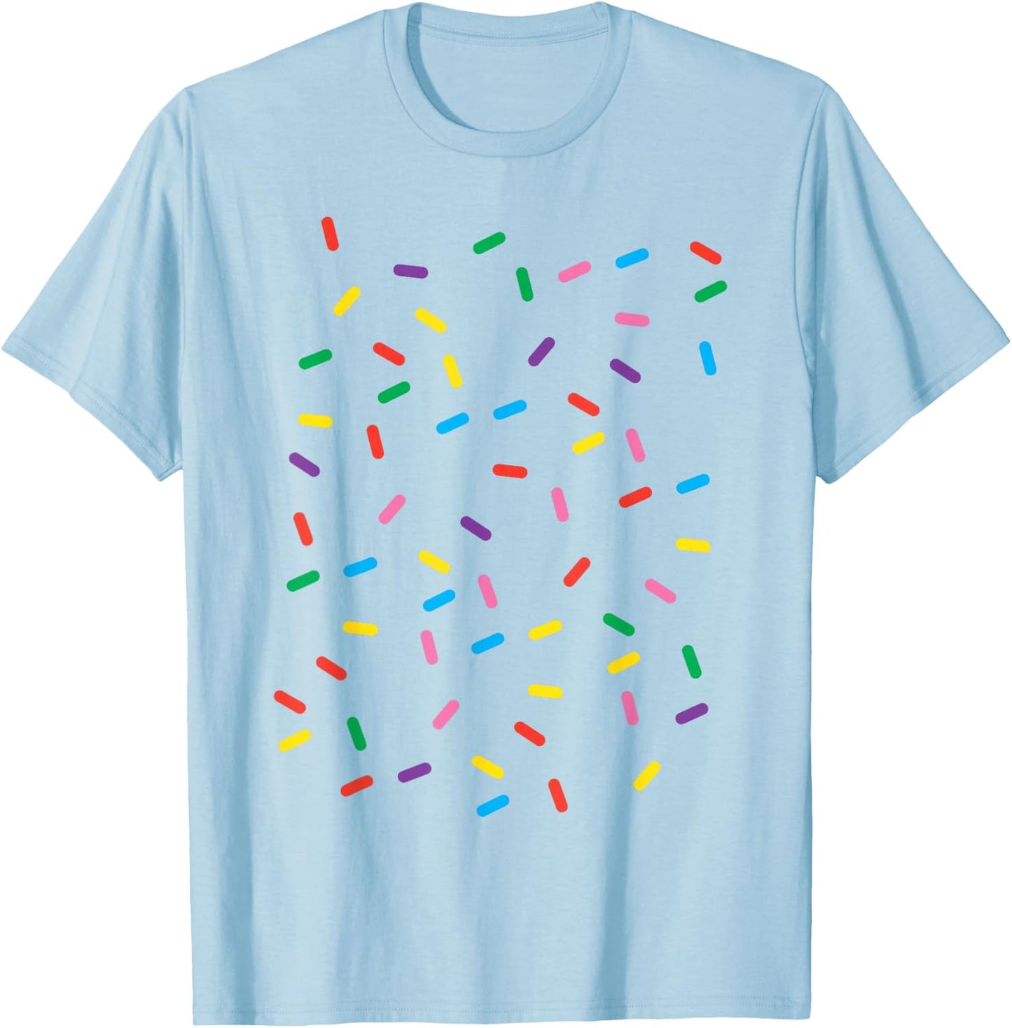 Ice Cream With Sprinkles Funny Lazy DIY Halloween Costume T-Shirt - T-Shirt | Light Blue