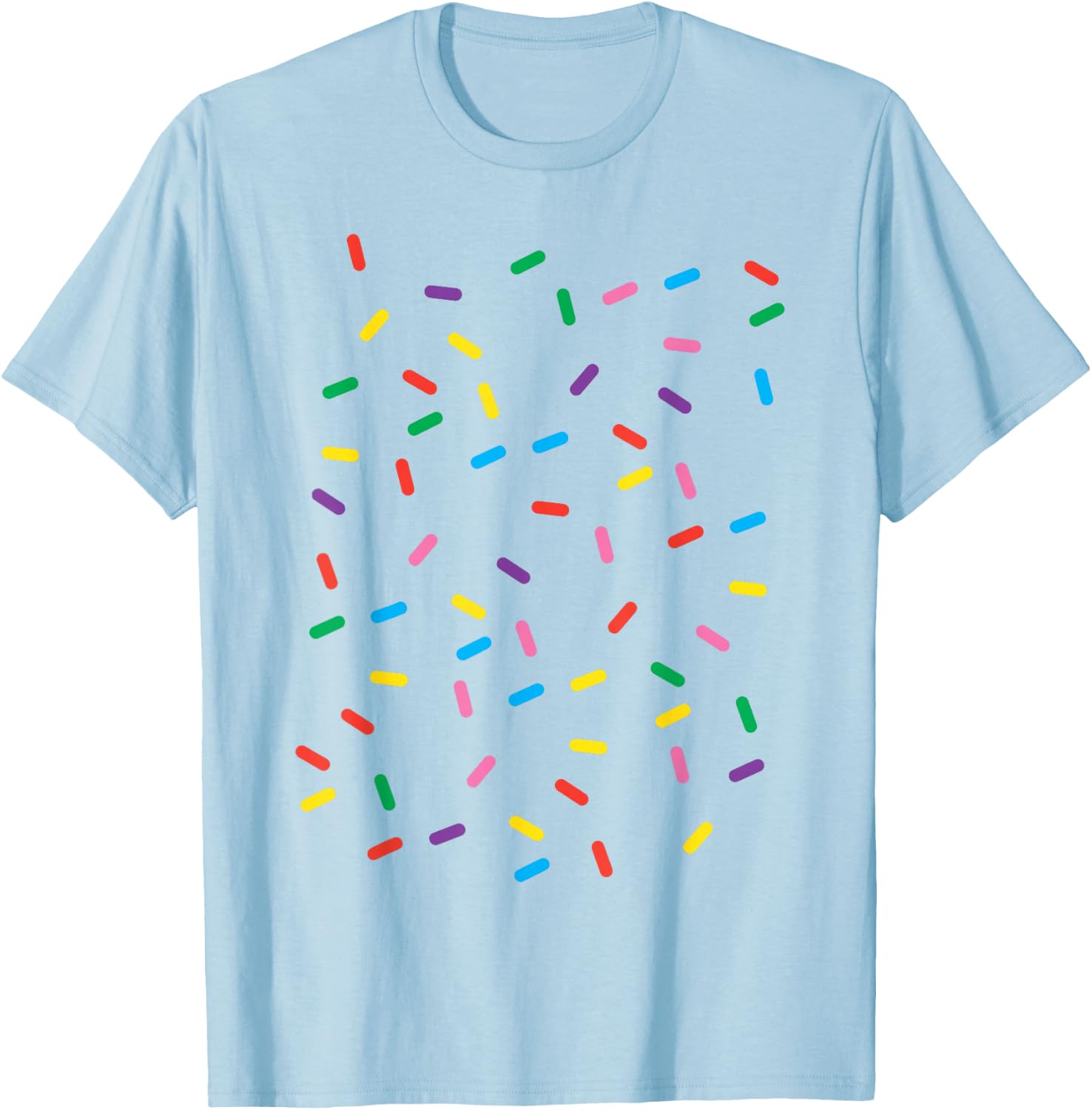 Ice Cream With Sprinkles Funny Lazy DIY Halloween Costume T-Shirt - T-Shirt | Light Blue