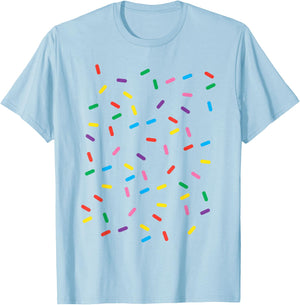 Ice Cream With Sprinkles Funny Lazy DIY Halloween Costume T-Shirt - T-Shirt | Light Blue