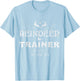 Reindeer Trainer Christmas Crew - Red T-Shirt - T-Shirt | Light Blue