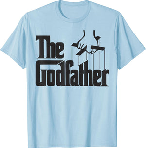 The Godfather Original Title Logo T-Shirt - T-Shirt | Light Blue