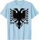 Albanian Double Eagle Design - Albania Crest T-Shirt - T-Shirt | Light Blue