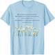 Encouraging, "May the Lord Bless you and keep you" T-Shirt - T-Shirt | Light Blue